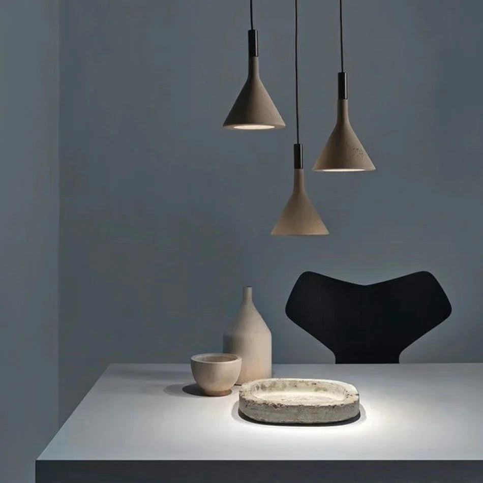 DecorBites™ Concrete Pendant Lights: Nordic Modern LED E27 Industrial Lamp for Home Decor