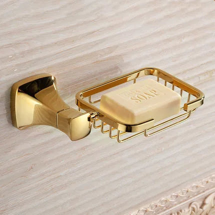 Gold Copper Hardware Set