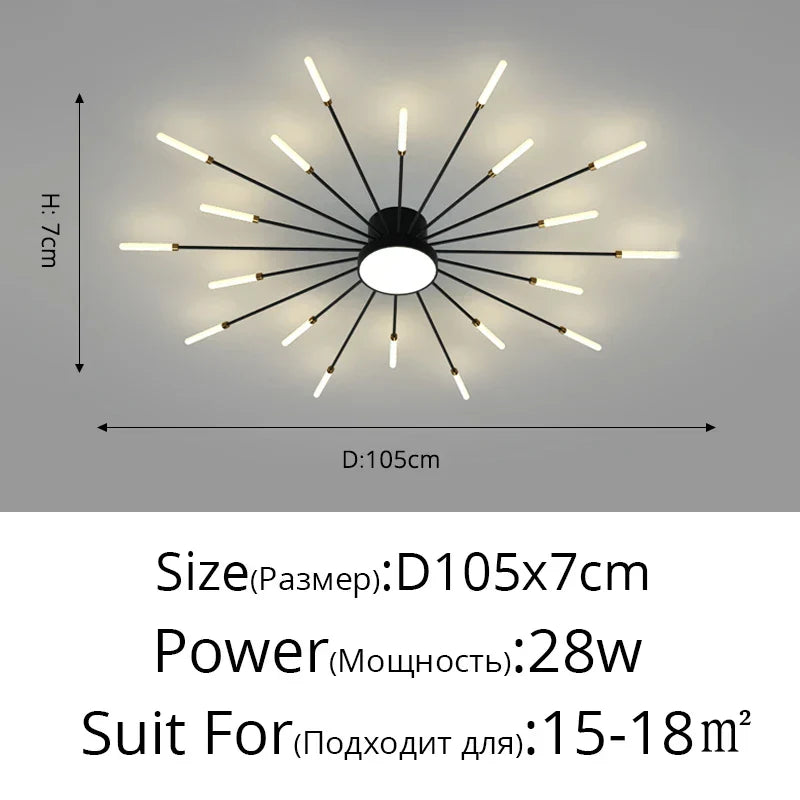 Acrylic Modern Ceiling Light