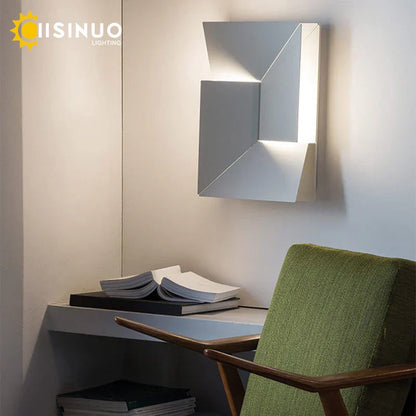 DecorBites™ Geometric Art Indoor Wall Lamp for Bedroom Living Room Staircase Home Decor