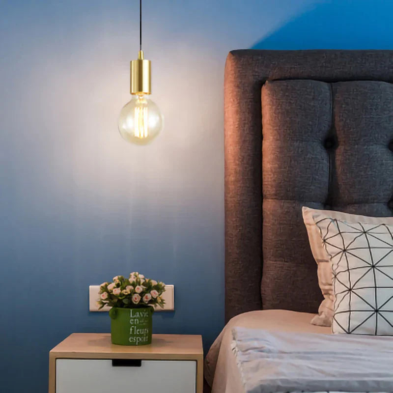 Gold LED Chandelier For Bedroom Or Study