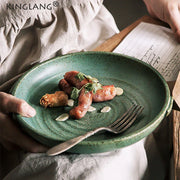Round Ceramic Dinner Plate