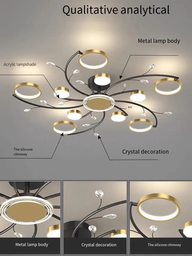 Modern Indoor LED Chandelier