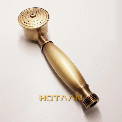 DecorBites™ Brass Antique Handheld Shower Head - Luxury Bathroom Accessory