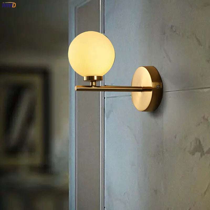 DecorBites™ Glass Ball LED Wall Lights Modern Wall Lamp Sconce for Home Lighting