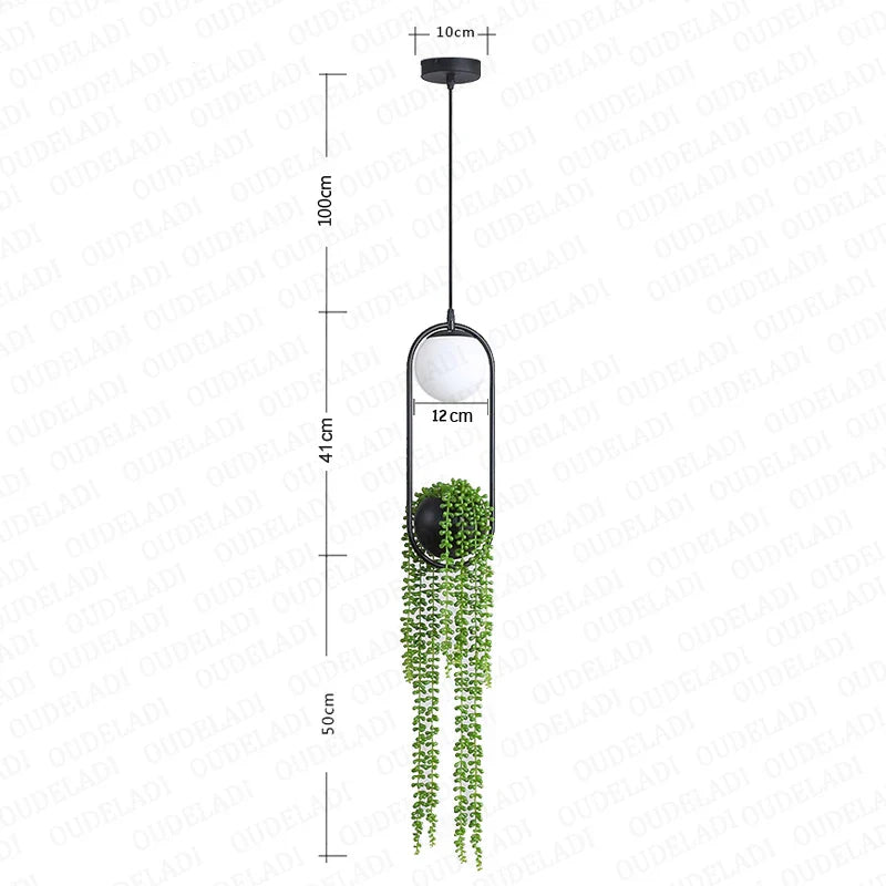 DecorBites™ Black Flower Pot Pendant Lights for Home Decor, Dining, Bar & Restaurant Lighting