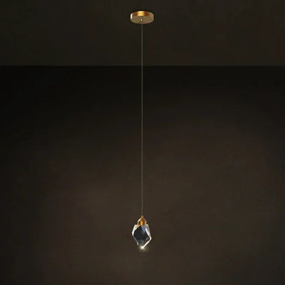 DecorBites™ Crystal Stone Copper Chandelier - LED Postmodern 2025 Lighting for Staircase