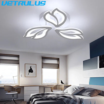 DecorBites™ Geometric Acrylic LED Ceiling Chandelier for Modern Nordic Decor