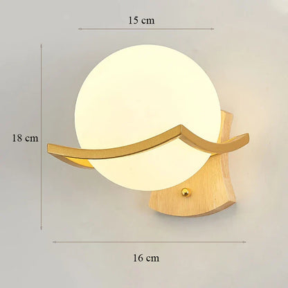 DecorBites™ Iron Wall Lamp with Glass Ball, Elegant Sconce Light for Home Stairs and Reading