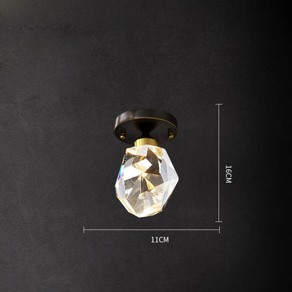 DecorBites™ Crystal Copper Chandelier Lighting for Dinning Room