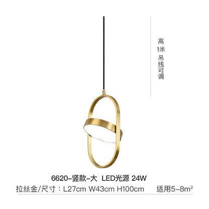 DecorBites™ Gold Trumpet Pendant Light - Modern LED Nordic Hanging Lamp for Home Decor