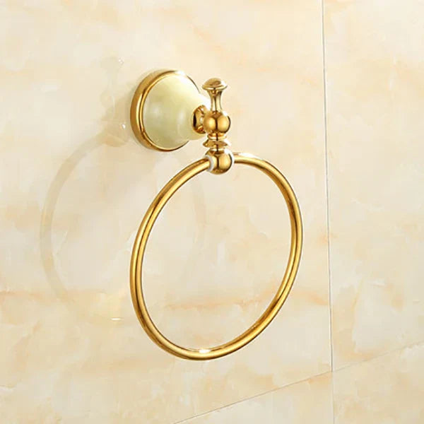 Copper Gold Bath Accessories