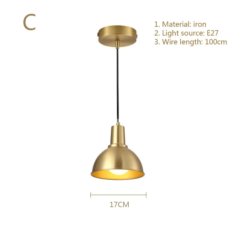 DecorBites™ Gold Modern Chandeliers E27 LED Lights for Home Decoration