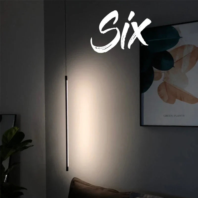 Black Line Chandelier