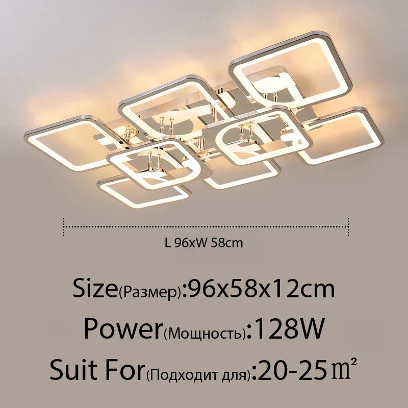 Dimmable LED Ceiling Light Remote Restaurant Style