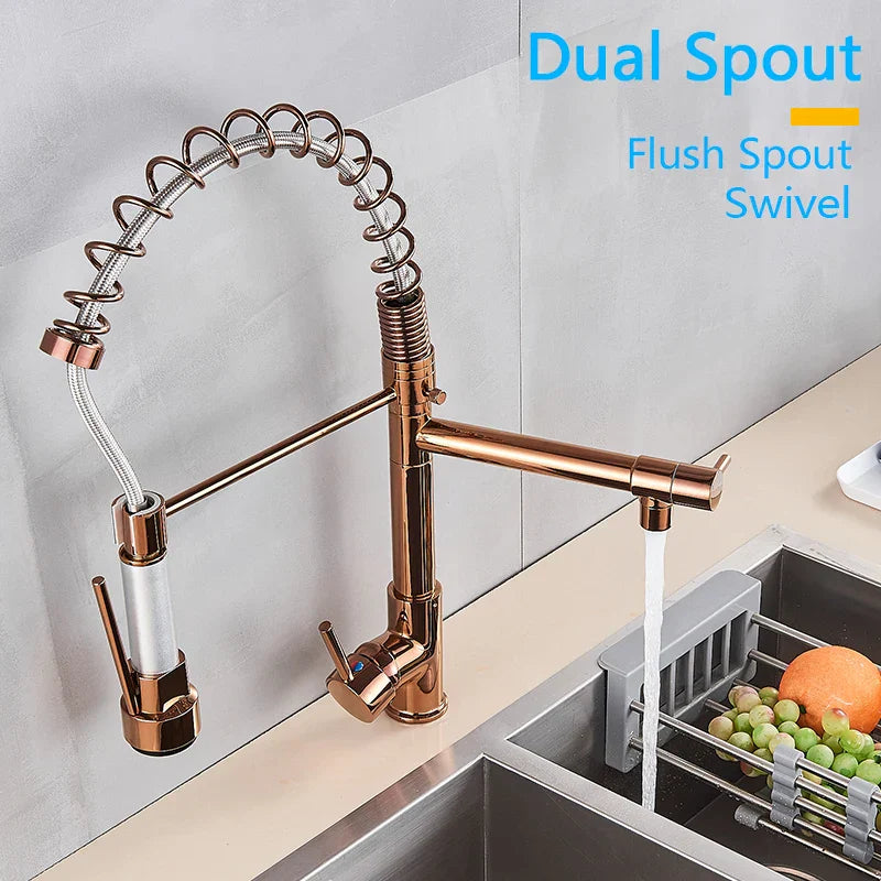 Rose Gold Kitchen Faucet