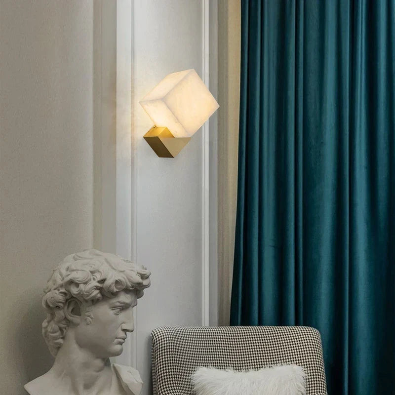 Marble Square LED Lamp