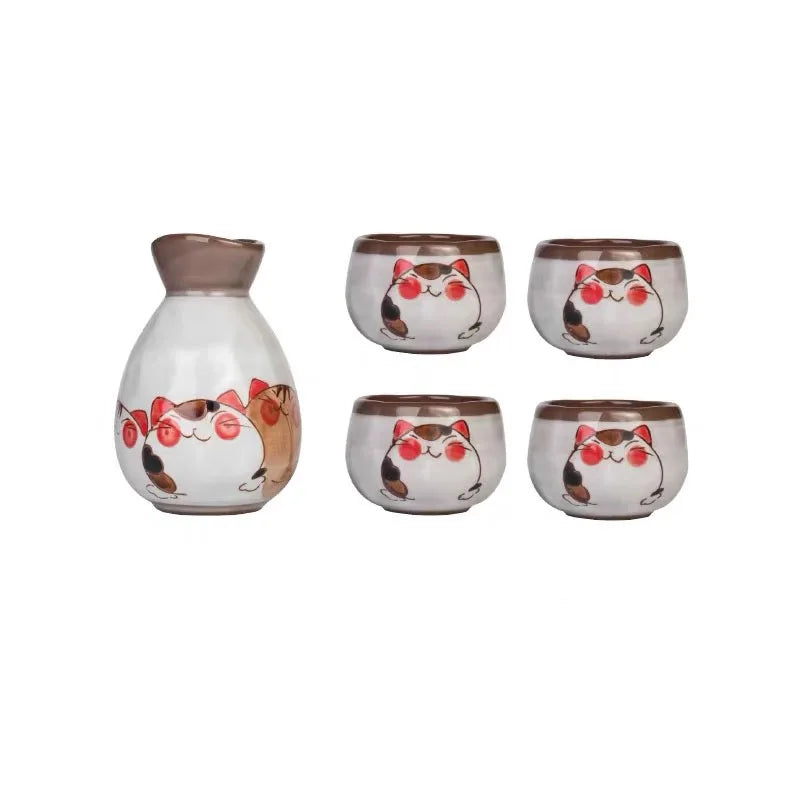 Ceramic Sake Cup Set