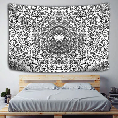 DecorBites™ Indian Mandala Tapestry Hippie Wall Hanging Beach Yoga Mat Bedspread Table Cloth