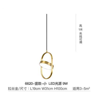 DecorBites™ Gold Trumpet Pendant Light - Modern LED Nordic Hanging Lamp for Home Decor