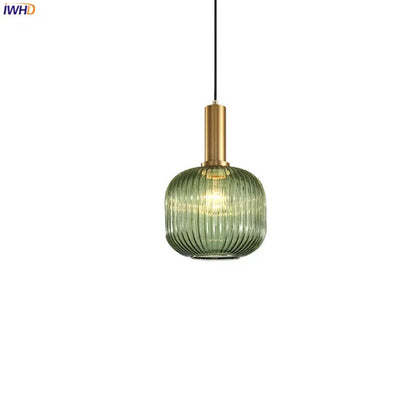 DecorBites™ Glass Pendant Lights: Modern Nordic Style LED Pendant Lamp for Bedroom, Living, Dining Room