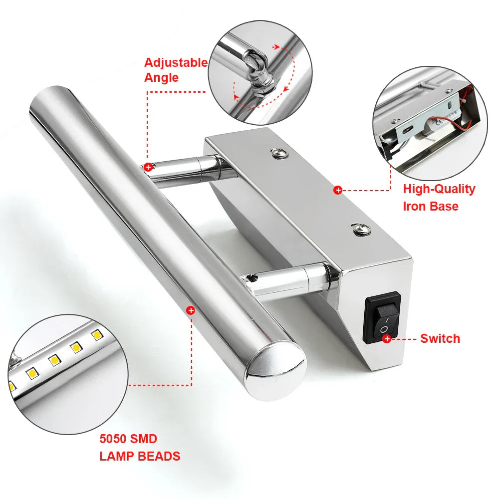 Stainless Steel Mirror Lamp