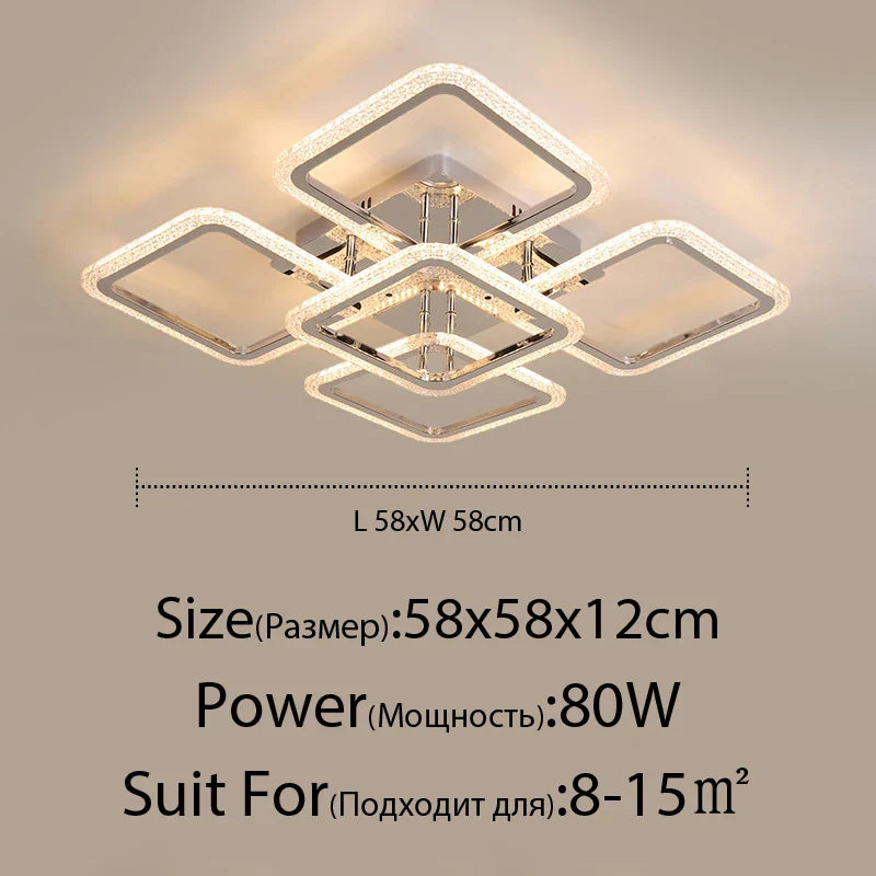 Dimmable LED Ceiling Light Remote Restaurant Style