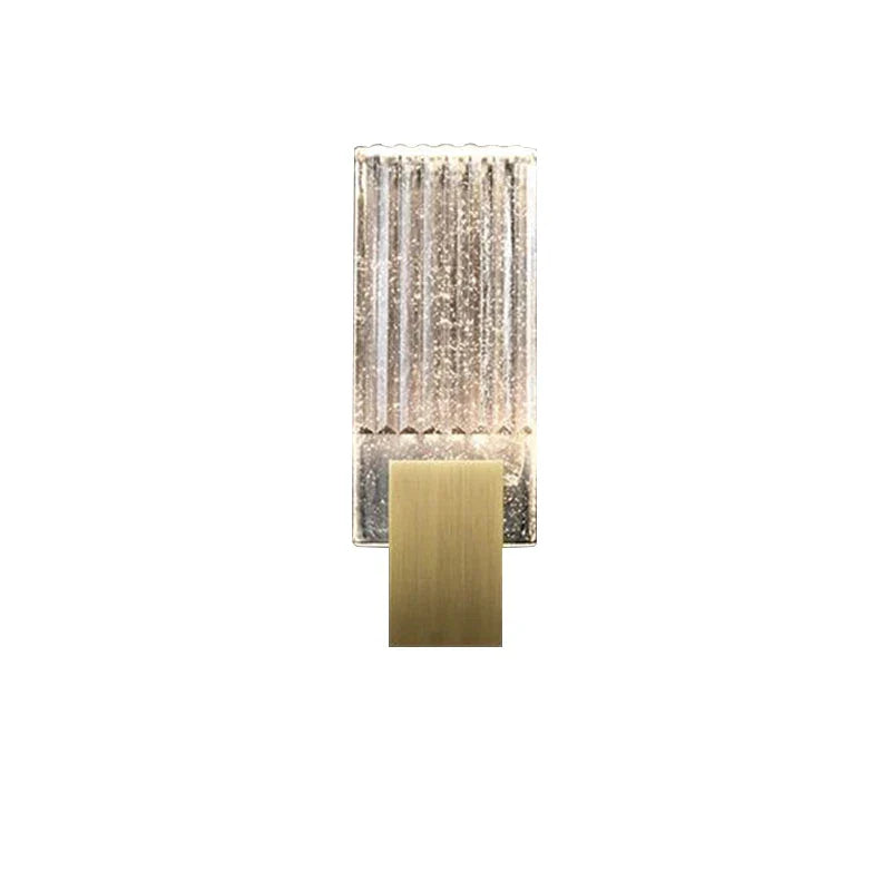 DecorBites™ Crystal Wall Light: Modern Minimalist American Art Bedside Study Designer Wall Lamp