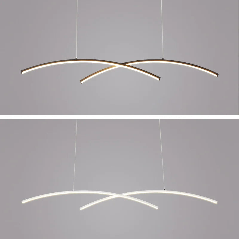 Minimalist LED Pendant Light 120cm Dimmable