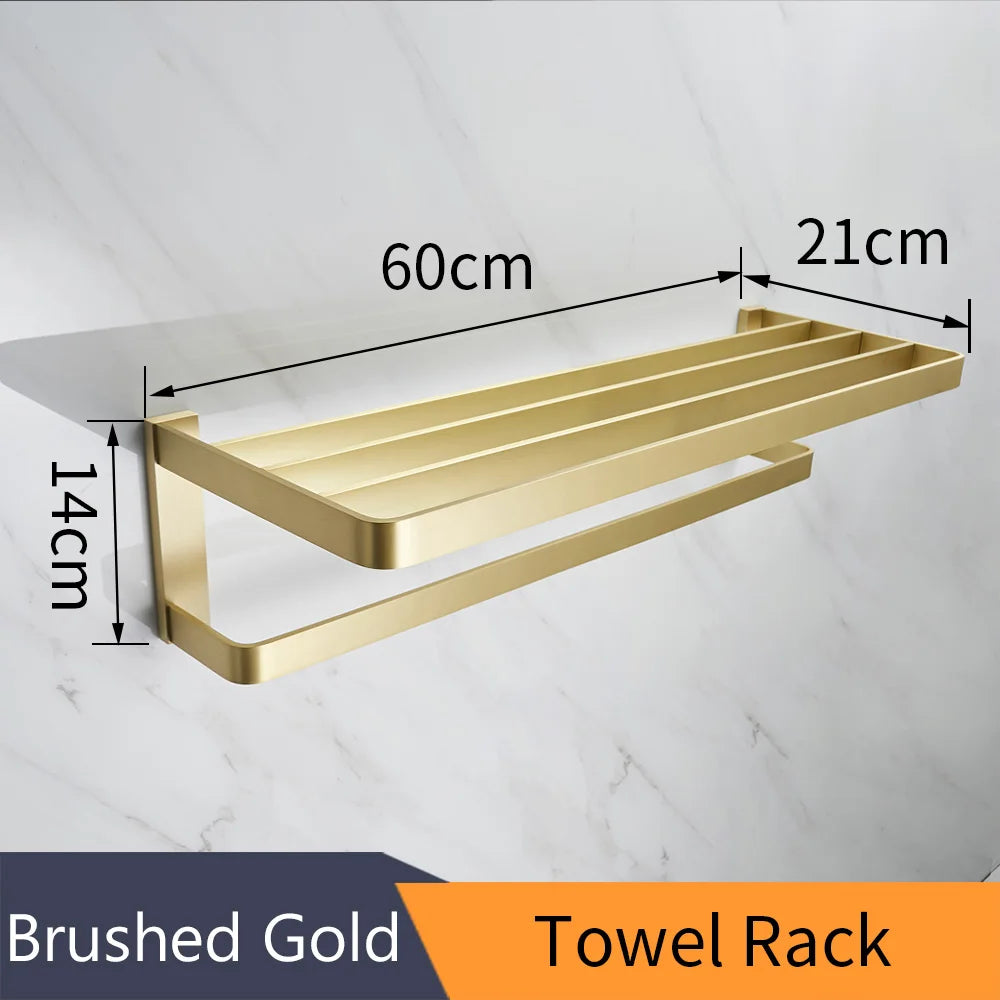 Copper Gold Bath Set