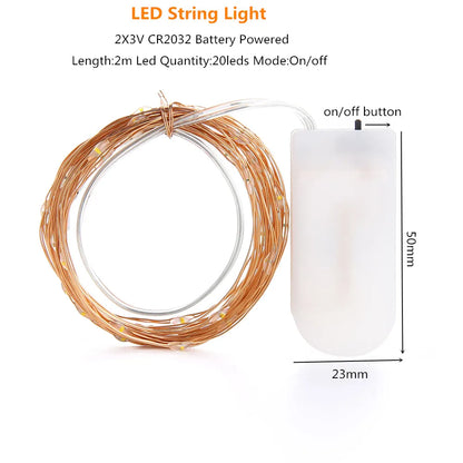 DecorBites™ Garland Led String Light for Christmas Wedding Party Decoration