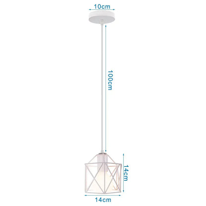 DecorBites™ Industrial Pendant Lights: Modern LED Hanging Lamps for Home Living Room Kitchen Decor
