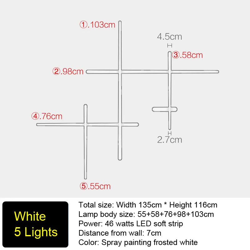 LED Strip Wall Lamp