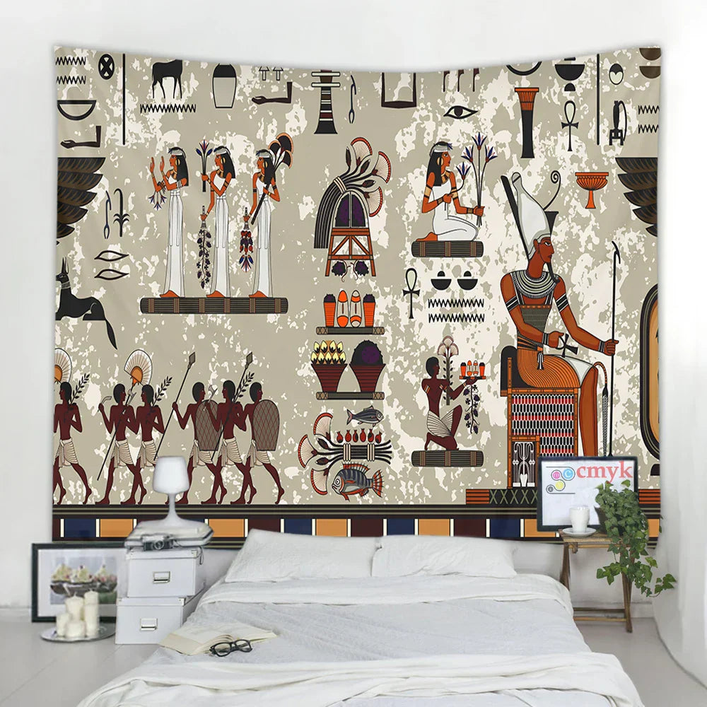DecorBites™ Egyptian Egypt Tapestry Wall Hanging Home Decor Throw Bedspread Art Home Decor