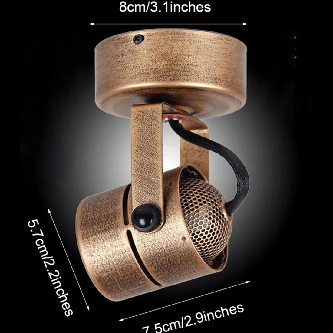 Bronze Retro Ceiling Spotlights