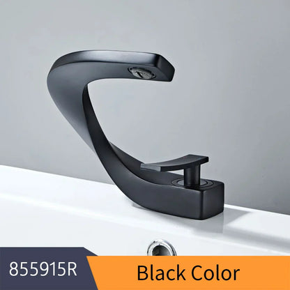 DecorBites™ Basin Faucet Modern Brass Mixer Tap for Elegant Bathroom, Single Handle