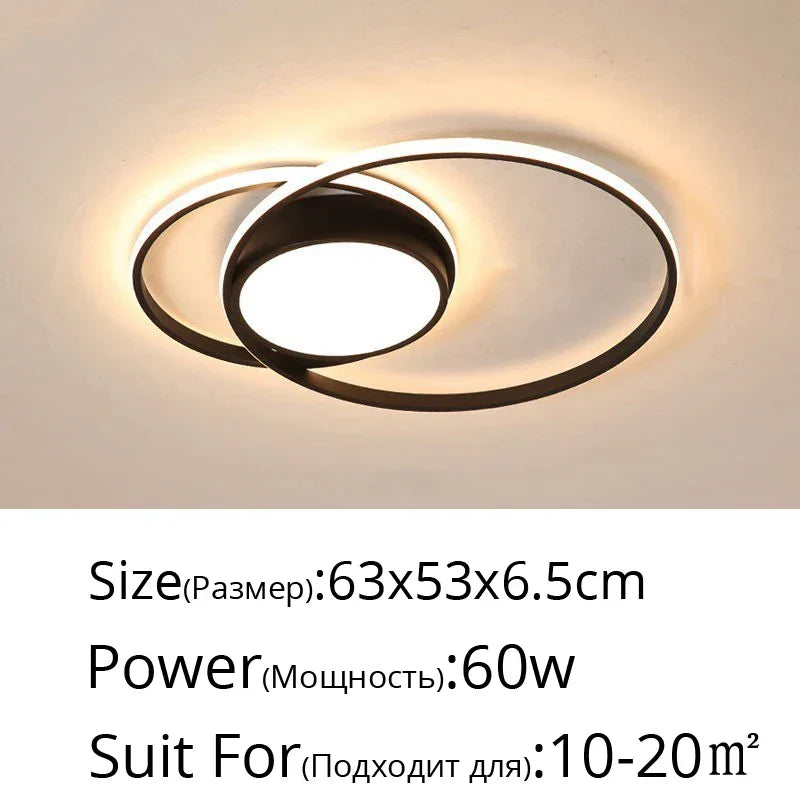 DecorBites™ LED Chandelier: Modern Dimmable Light for Living Room, Kitchen, and Aisle