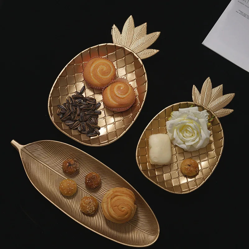 Gold Leaf Decorative Tray