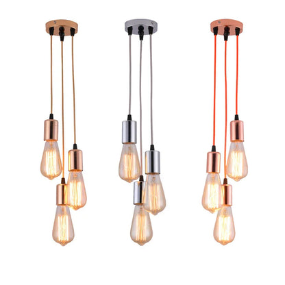 DecorBites™ 3-Head LED Pendant Lamp Industrial Ceiling E27 Retro Hanging Light
