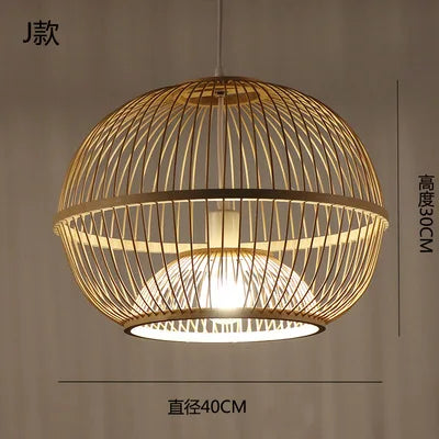 Bamboo Modern Chandelier Light