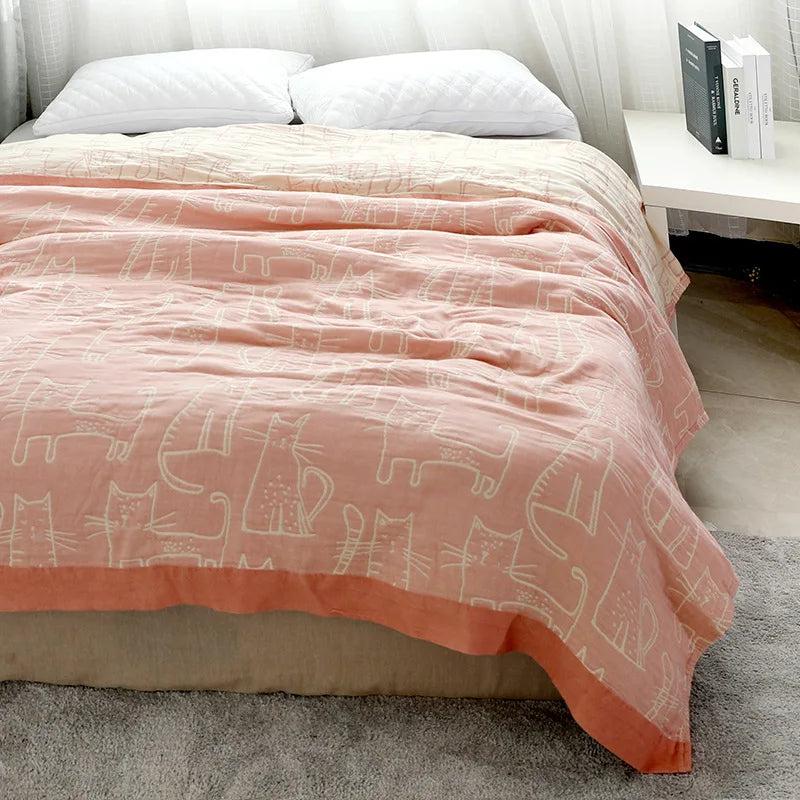 Cotton Bamboo Summer Blanket