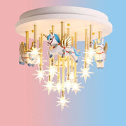Resin Horse Ceiling Light