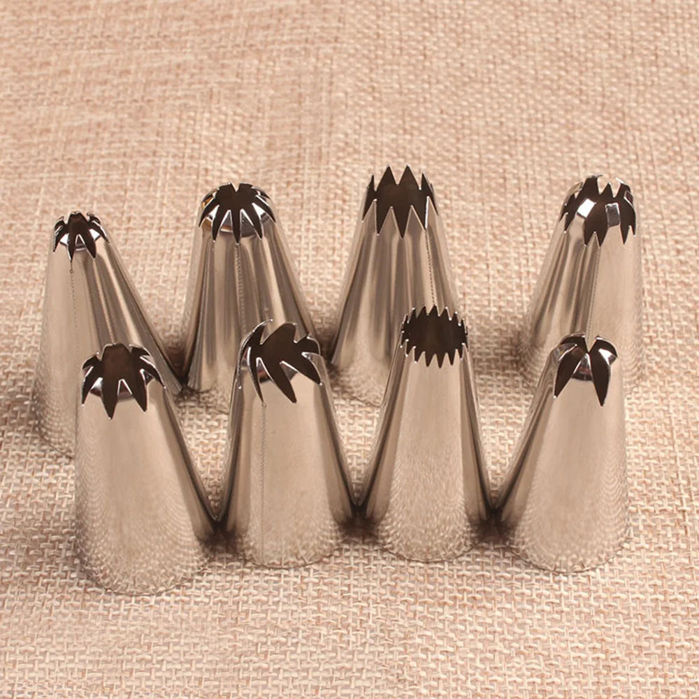 DecorBites™ Big Size Russian Pastry Nozzles Cake Cupcake Decorator Set