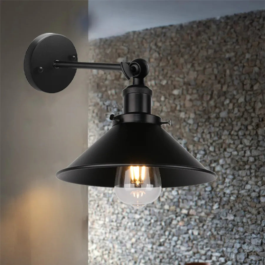 Vintage Wheel Wall Sconce