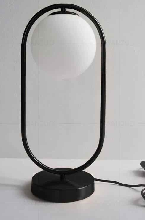 DecorBites™ Glass Ball LED Desk Lamp Nordic Design for Bedroom Living Room Reading