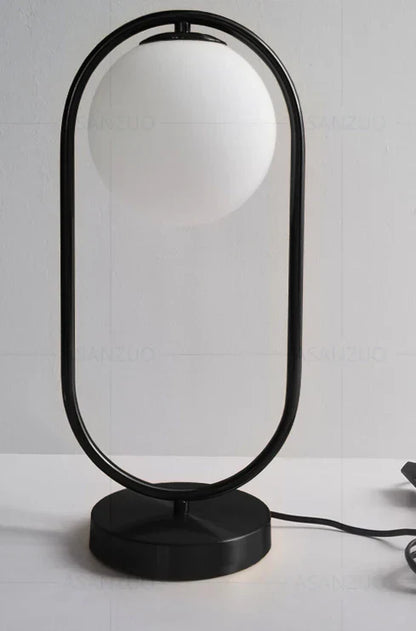 DecorBites™ Glass Ball LED Desk Lamp Nordic Design for Bedroom Living Room Reading