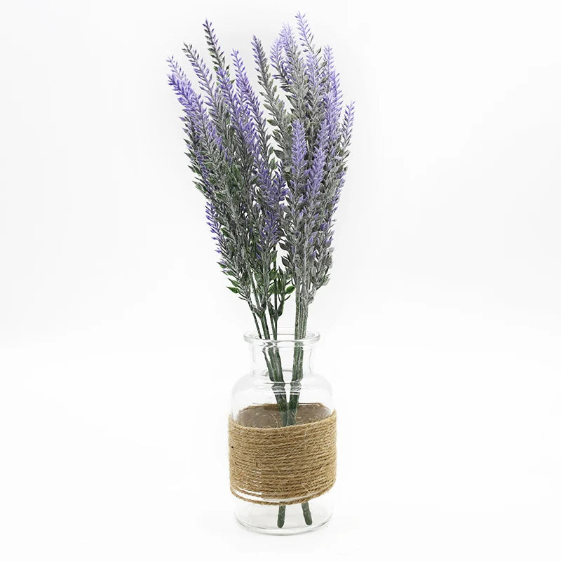 Lavender Artificial Flower Vase