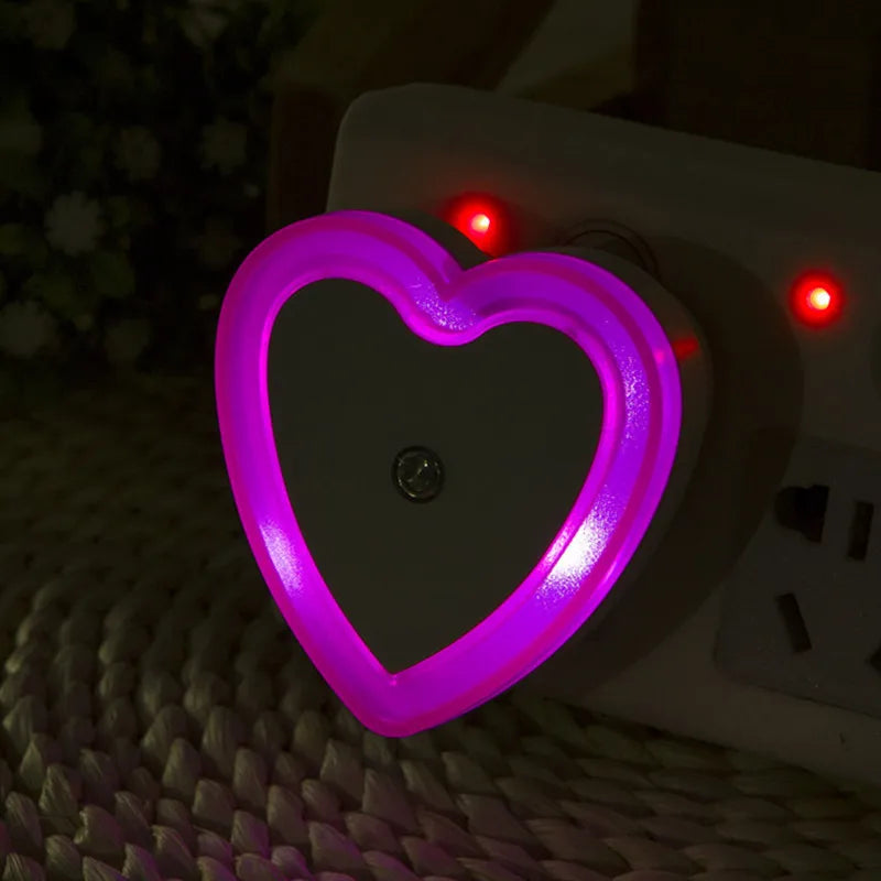 LED Heart Night Light