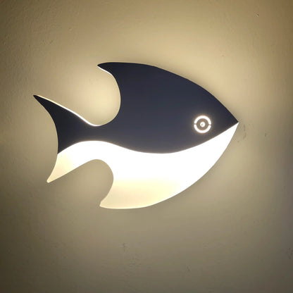 DecorBites™ LED Fish Shape Wall Lamp Modern Creative Acrylic Decor for Indoor Spaces