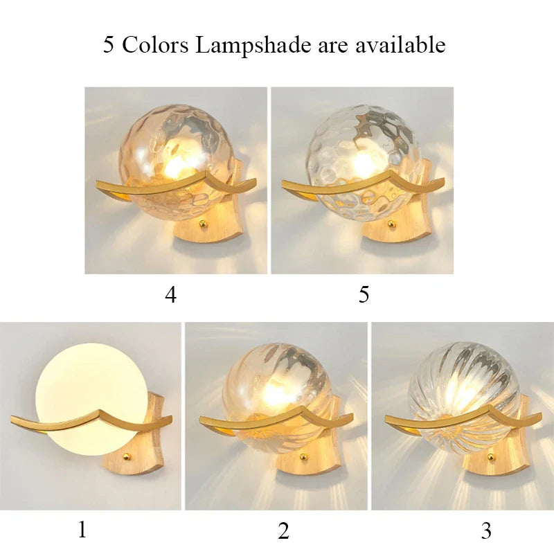 Wood Minimalist Wall Lamp